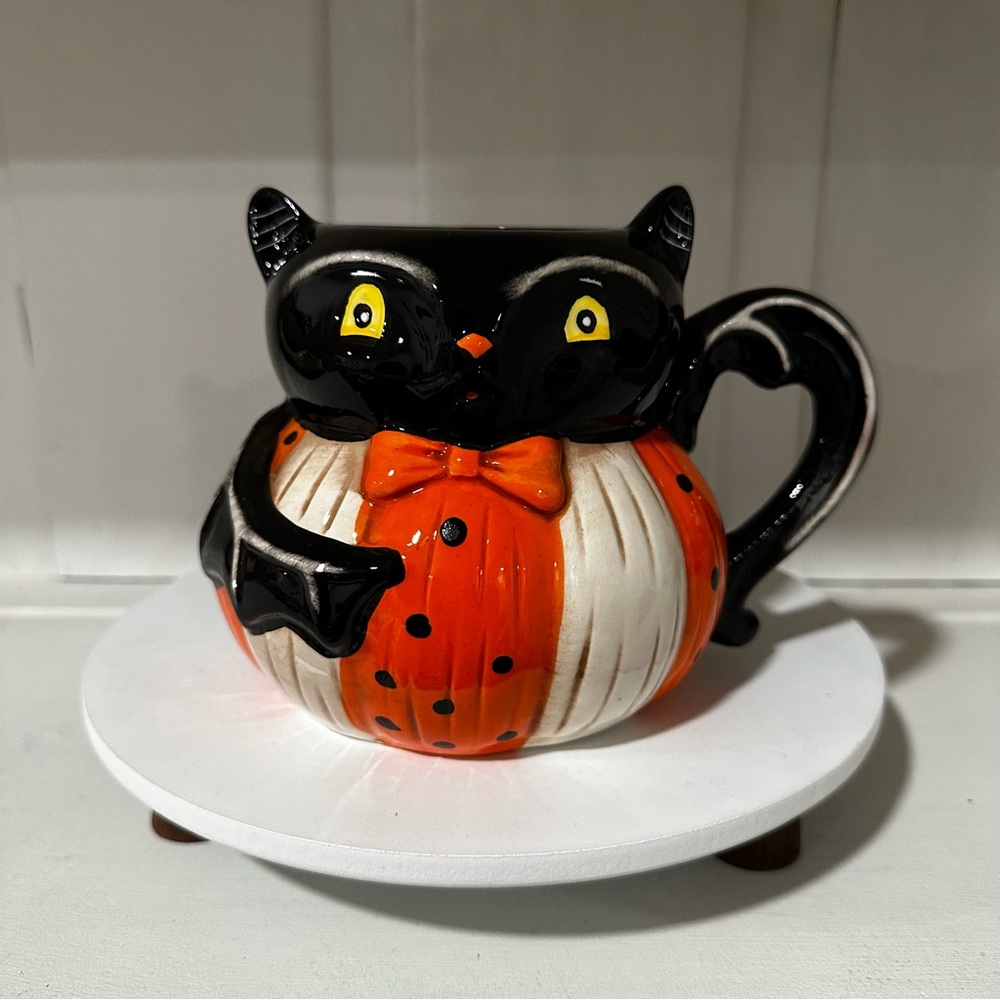 Johanna Parker Pumpkin Peeps Bat Halloween Mug